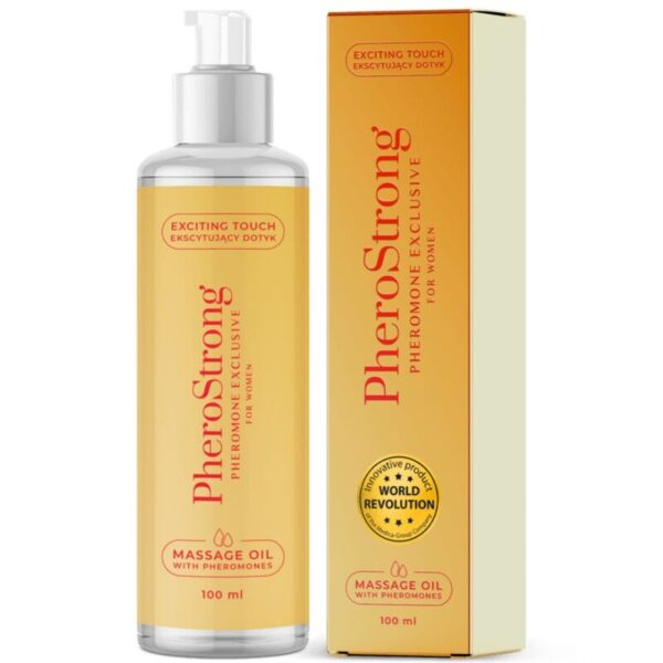 Pherostrong Exclusive — Pheromone Massage Oil, 100 ml, For Women — Body Massage Oils