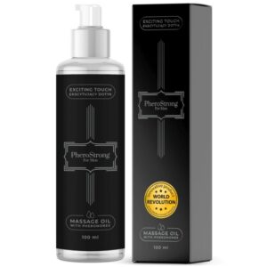 Pherostrong — Pheromone Massage Oil, 100 ml, For Men — Body Massage Oils