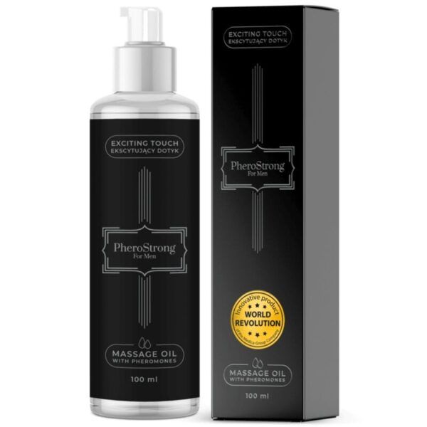 Pherostrong — Pheromone Massage Oil, 100 ml, For Men — Body Massage Oils