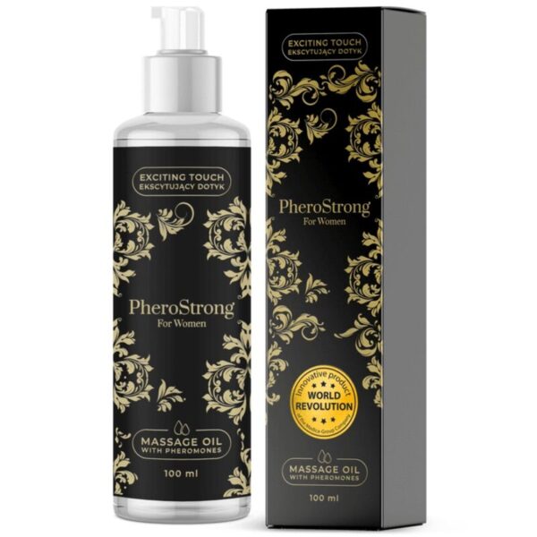 Pherostrong — Pheromone Massage Oil, 100 ml, For Women — Body Massage Oils