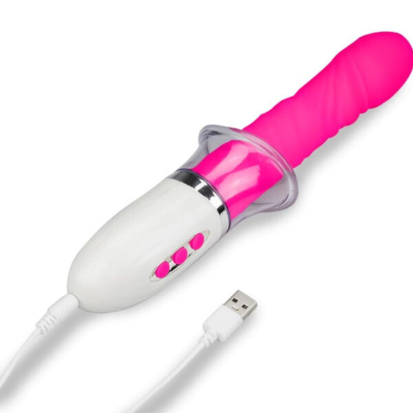 Armony Liberty — Thrusting Vibrator, Rechargeable, Fuchsia — Thrusting Pulsators — view 5