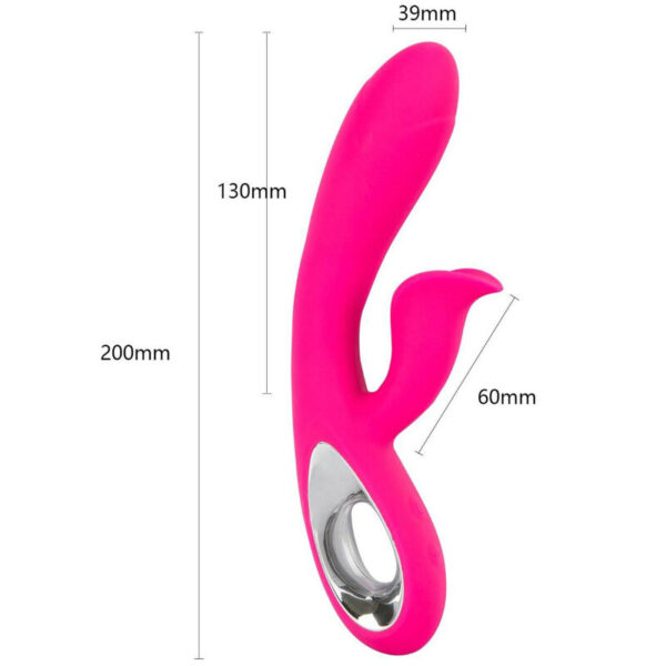 Armony Daro — Rabbit Vibrator, Rechargeable, Fuchsia — Rabbit Vibrators — view 3