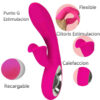 Armony Daro — Rabbit Vibrator, Rechargeable, Fuchsia — Rabbit Vibrators