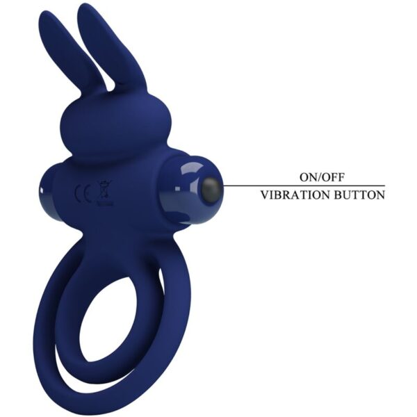 Pretty Love Darey Double — Vibrating Cock Ring — Cock Rings — view 7