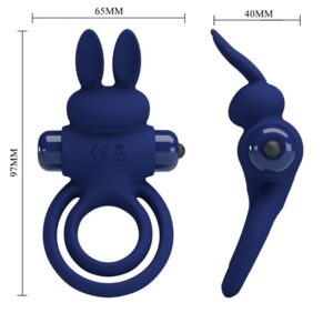 Pretty Love Darey Double — Vibrating Cock Ring — Cock Rings — view 4