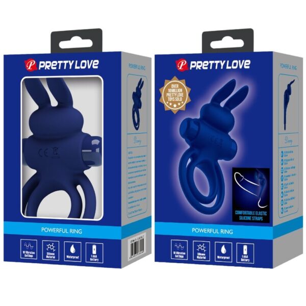 Pretty Love Darey Double — Vibrating Cock Ring — Cock Rings — view 3