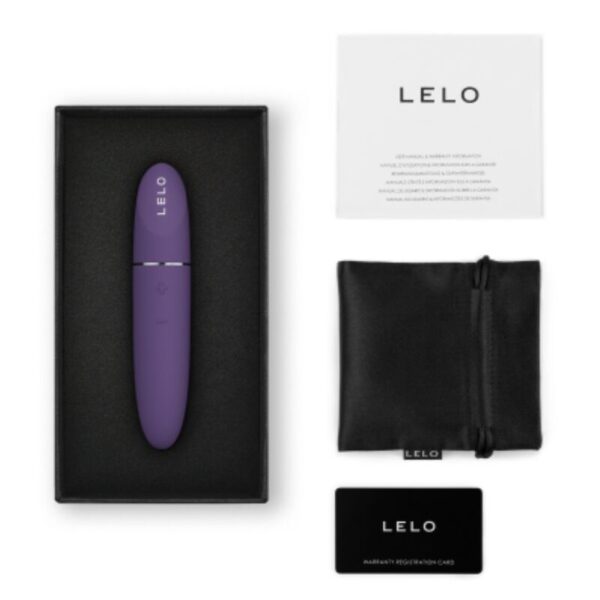 LELO Mia 3 — Lipstick Vibrator, Purple — Clitoral Vibrators — view 3