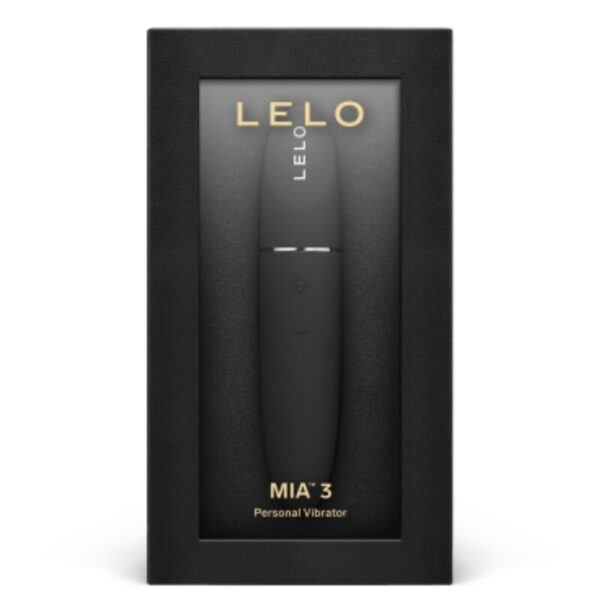 LELO Mia 3 — Lipstick Vibrator, Black — Clitoral Vibrators — view 2
