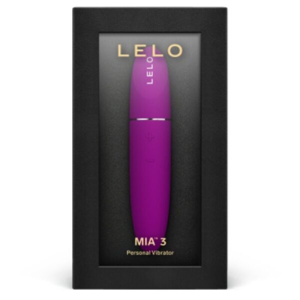 LELO Mia 3 — Lipstick Vibrator, Pink — Clitoral Vibrators — view 3