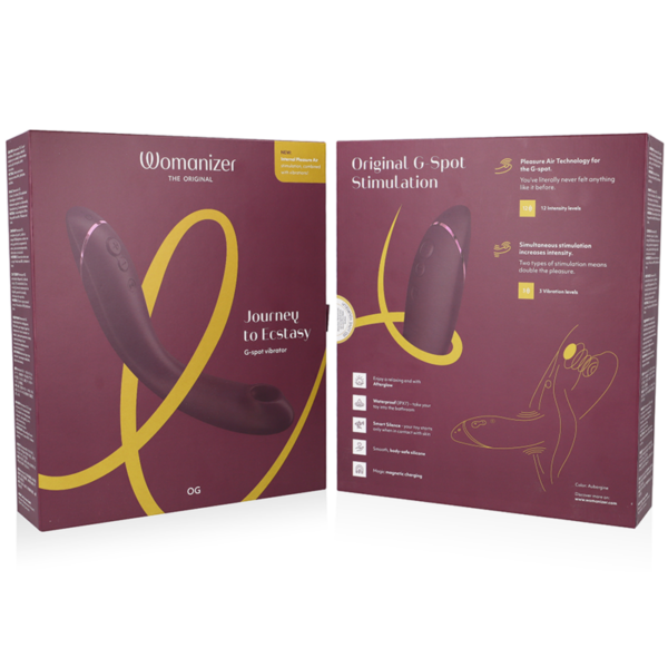 Womanizer OG — G-Spot Vibrator, Waterproof, Aubergine — Air Pulse Vibrators — view 4