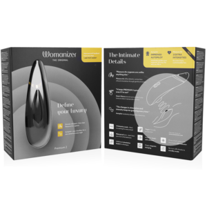 Womanizer Premium 2 — Air Pulse Stimulator, Waterproof, Black — Clitoral Stimulators — view 4