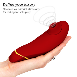 Womanizer Premium 2 — Air Pulse Stimulator, Waterproof, Bordeaux — Clitoral Stimulators — view 4