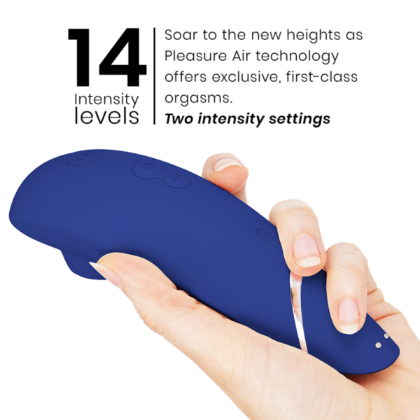 Womanizer Premium 2 — Air Pulse Stimulator, Waterproof, Blueberry — Clitoral Stimulators — view 5