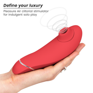 Womanizer Premium 2 — Air Pulse Stimulator, Waterproof, Raspberry — Clitoral Stimulators — view 4