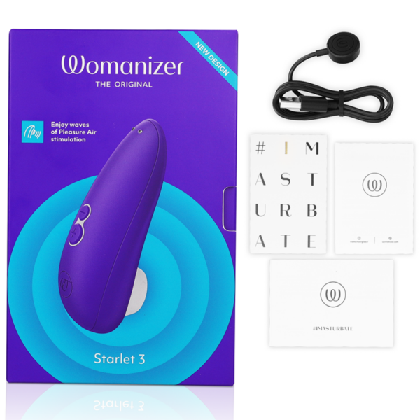 Womanizer Starlet 3 — Air Pulse Stimulator, Waterproof, Indigo — Clitoral Stimulators — view 5
