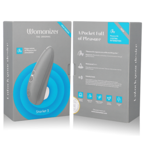 Womanizer Starlet 3 — Air Pulse Stimulator, Waterproof, Grey — Clitoral Stimulators — view 3