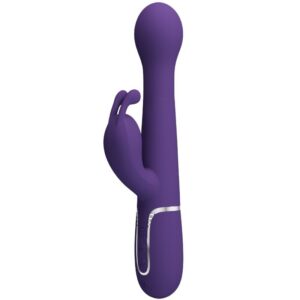 Pretty Love Dejon — Thrusting Vibrator, Rechargeable, Purple — Rabbit Vibrators