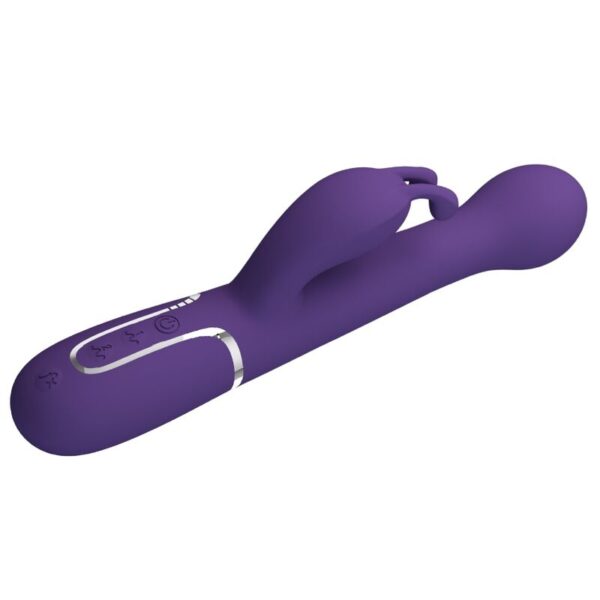 Pretty Love Dejon — Thrusting Vibrator, Rechargeable, Purple — Rabbit Vibrators — view 2