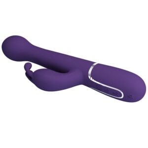 Pretty Love Dejon — Thrusting Vibrator, Rechargeable, Purple — Rabbit Vibrators — view 3