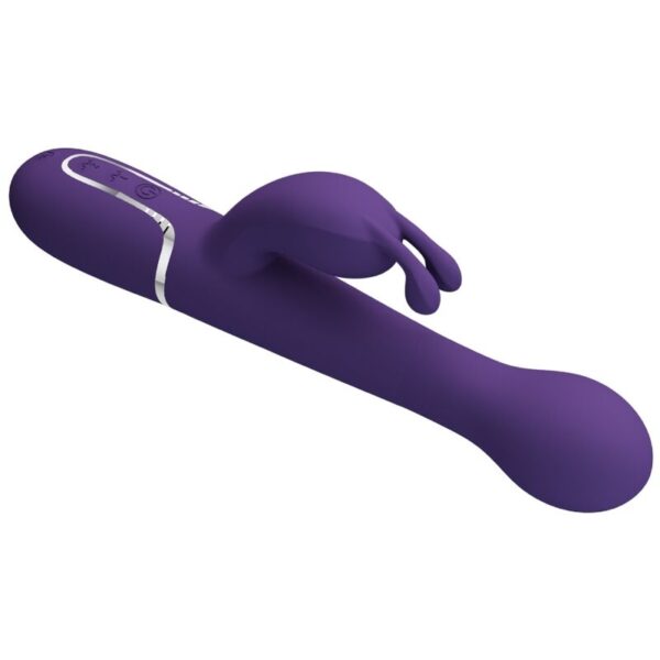 Pretty Love Dejon — Thrusting Vibrator, Rechargeable, Purple — Rabbit Vibrators — view 10