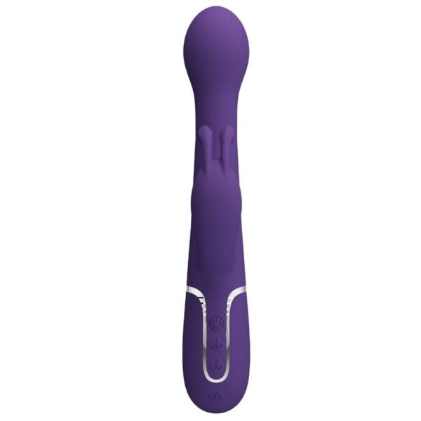 Pretty Love Dejon — Thrusting Vibrator, Rechargeable, Purple — Rabbit Vibrators — view 7