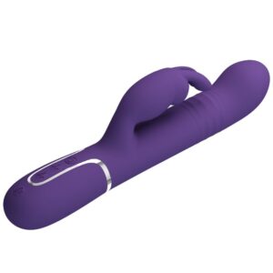 Pretty Love Coale — Thrusting Vibrator, Rechargeable, Purple — Rabbit Vibrators — view 3