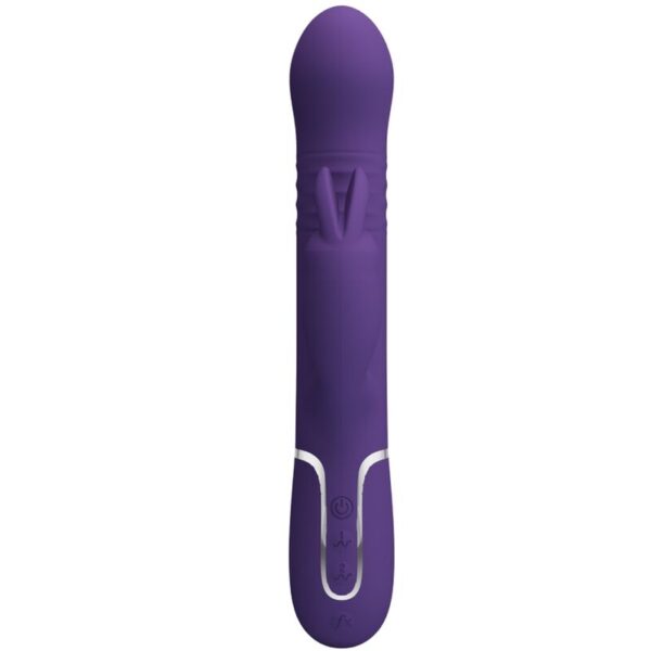 Pretty Love Coale — Thrusting Vibrator, Rechargeable, Purple — Rabbit Vibrators — view 2