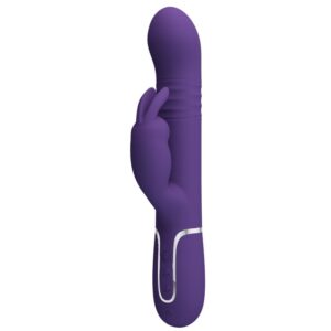 Pretty Love Coale — Thrusting Vibrator, Rechargeable, Purple — Rabbit Vibrators