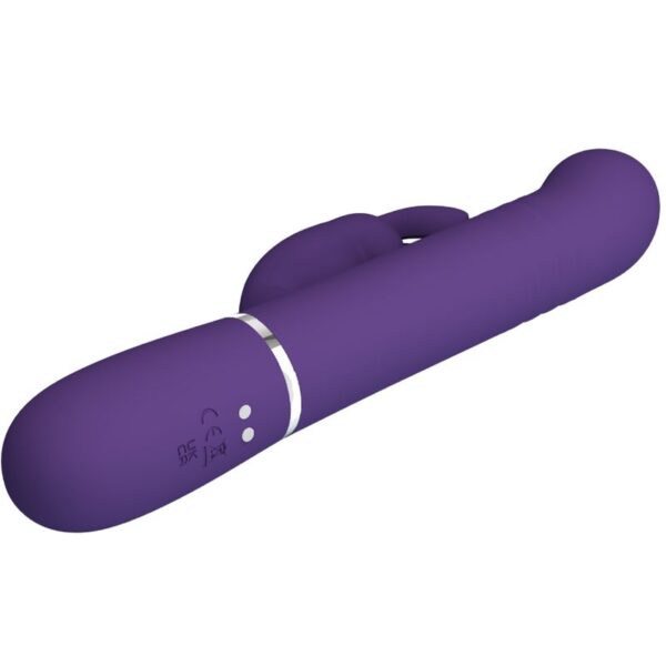 Pretty Love Coale — Thrusting Vibrator, Rechargeable, Purple — Rabbit Vibrators — view 5