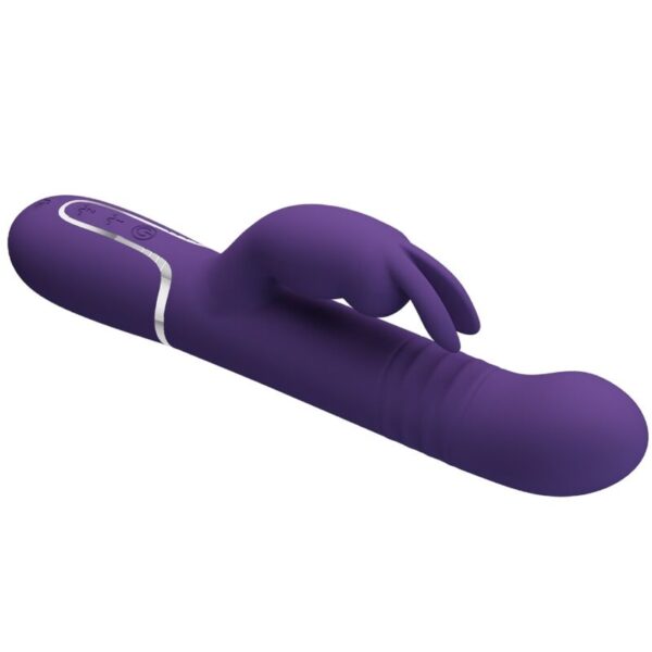 Pretty Love Coale — Thrusting Vibrator, Rechargeable, Purple — Rabbit Vibrators — view 4