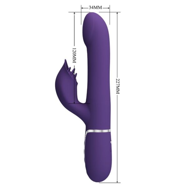 Pretty Love Zalin — Rabbit Vibrator, Rechargeable, Purple — G-Spot Vibrators — view 5