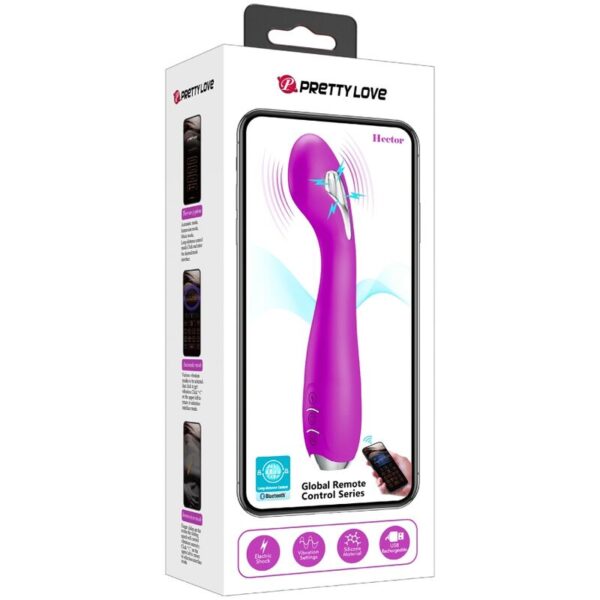 Pretty Love Hector — Vibrator, App-Controlled, Violet — App-Controlled Sex Toys — view 5