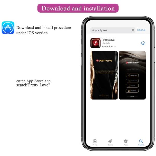 Pretty Love Hector — Vibrator, App-Controlled, Violet — App-Controlled Sex Toys — view 3