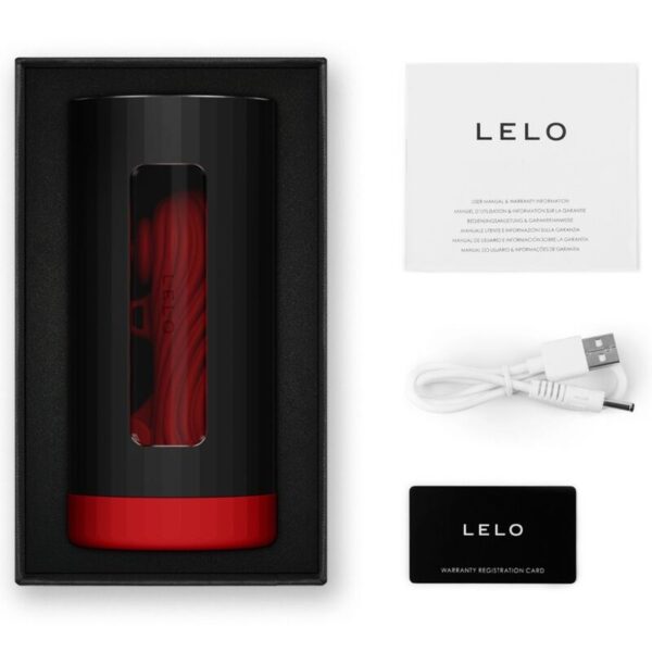 LELO F1S V3 — Male Masturbator, App-Controlled, XL, Red — Automatic Masturbators — view 3