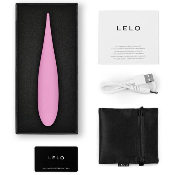 LELO Dot Travel — Clitoral Stimulator, Silicone, Pink — Clitoral Stimulators — view 4