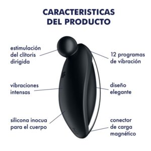 Satisfyer Spot On 2 — Lay-On Vibrator, Waterproof, Black — Clitoral Toys — view 4