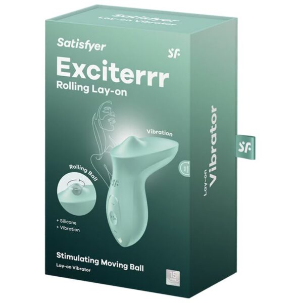 Satisfyer Exciterrr — Lay-On Vibrator, Mint — Clitoral Toys — view 5