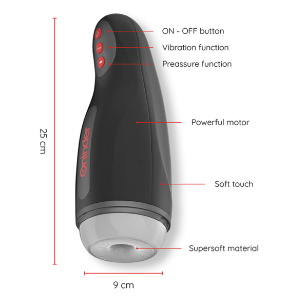 Oninder Seoul — Vibrating Masturbator, App-Controlled — App-Controlled Sex Toys — view 7