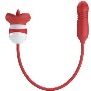 Pretty Love Ashlynn — Tongue Vibrator, Rechargeable, Red — Clitoral Stimulators