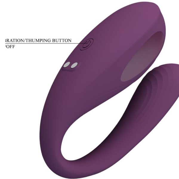 Pretty Love Aari — Couples Vibrator, App-Controlled, Purple — App-Controlled Sex Toys — view 7