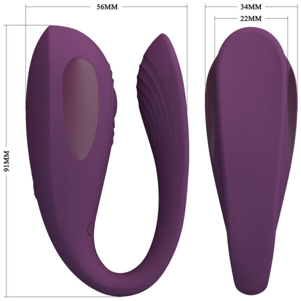 Pretty Love Aari — Couples Vibrator, App-Controlled, Purple — App-Controlled Sex Toys — view 5