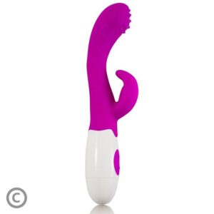 Pretty Love Flirtation Arthur — Rabbit Vibrator, Lilac and White — Clitoral Stimulators — view 3