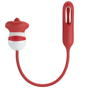 Romance Alyss — Tongue Vibrator, Rechargeable, Red — Clitoral Stimulators