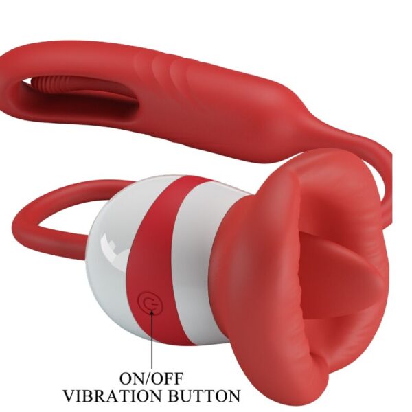 Romance Alyss — Tongue Vibrator, Rechargeable, Red — Clitoral Stimulators — view 5