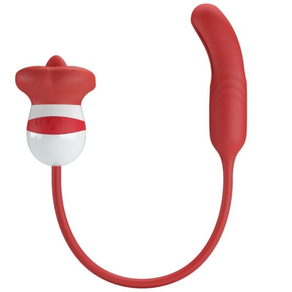 Romance Alyss — Tongue Vibrator, Rechargeable, Red — Clitoral Stimulators — view 4