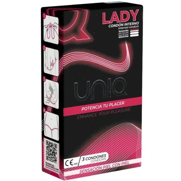 Uniq Lady — Female Condoms, 3 Pack — Condom 3 Packs