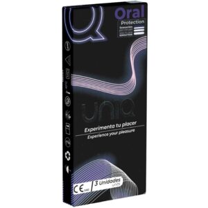 Uniq Oral Mask — Dental Dam, 3 Pack — Condom 3 Packs