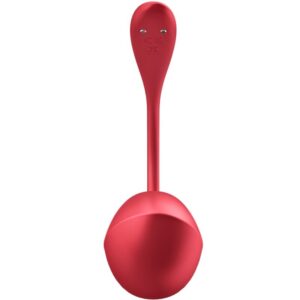 Satisfyer Shiny Petal — Wearable Vibrator, Remote Control, Red — App-Controlled Sex Toys — view 3