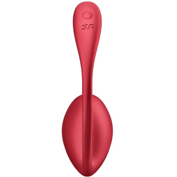 Satisfyer Shiny Petal — Wearable Vibrator, Remote Control, Red — App-Controlled Sex Toys — view 5