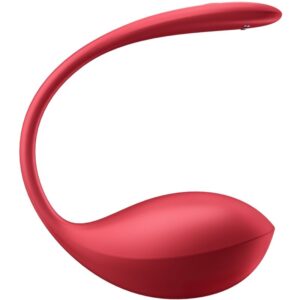 Satisfyer Shiny Petal — Wearable Vibrator, Remote Control, Red — App-Controlled Sex Toys — view 2